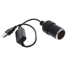 5V 2A usb port to 12v 8w car charger cigarette lighter socket adapter port