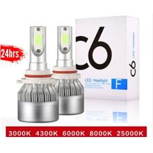 2x C6 H7 LED H11 H4 Hi/Lo H1 H3 H8 HB1 HB3 HB4 HB5 H10 HIR2 H13 H16 H27 Car He