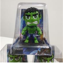 SUPERHERO HULK SOLAR POWER SHAKING HEAD CAR ORNAMENT TOYS