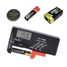 Battery Charger AA/AAA/C/D/9V/1.5V Universal Button Cell Battery Volt Tester C