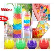 1000pcs Crystals Water Balls Crystal Pearls Jelly Gel Bead for Orbeez Toy Refi