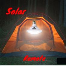22 LED Outdoor Indoor Solar Lamp Hooking Camp Garden Lighting Remote