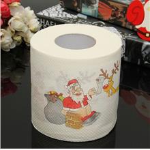 Santa Claus Christmas Deer Toilet Roll Paper Tissue Table Room Home Party