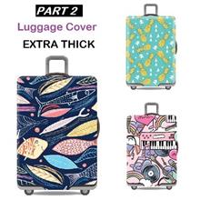 Extra Thick Luggage Cover Protector Elastic Zipper- PART 2