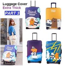 Extra Thick Luggage Cover Protector Elastic Zipper- PART 3