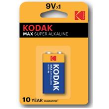 KODAK MAX Super Alkaline 9V Battery (1Pack)
