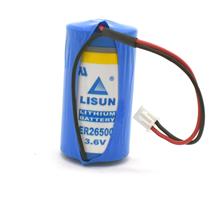 LISUN ER26500 Lithium 3.6V Battery C SIZE 25mm &times;50mm with connector