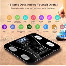 Bluetooth Rechargeable Scale Measure Body Fat Weight for Android iPhon