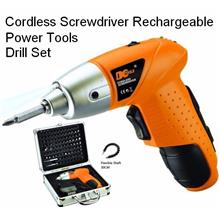 Rechargeable Cordless Electric Screw Driver Drill Set Power Tool Screw