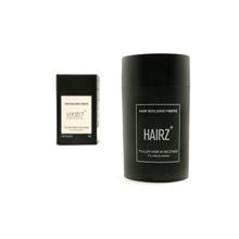 HAIRZ Hair Building Fibers 100% Natural Black / Dark Brown Color 25g New