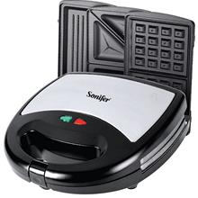 Sandwich Waffle Maker and BBQ Grill Pan Detachable Plate 3 in 1