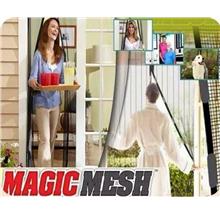 Magic Mesh Screen Door Magnetic Anti Mosquito Bug Doors Curtain net tv