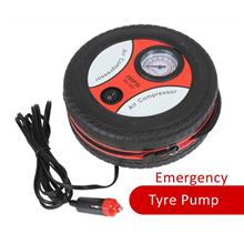 Portable Auto Car Pump Tire Tyre Inflator Mini Air Compressor 12V