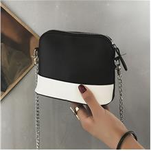 Trendy Saffiano Effect Mini Leather Handbag