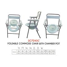 Commode chair foldable with chamber pot kerusi tandas Bukit Mertajam
