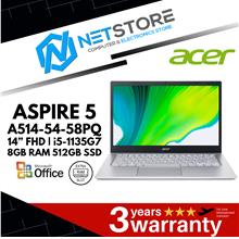 ACER ASPIRE 5 A514-54-58PQ 14” FHD | i5-1135G7|8GB RAM 512GB SSD