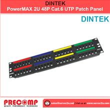DINTEK PowerMAX 2U 48P Cat.6 UTP Patch Panel (1402-04012)