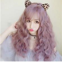 Ready stock long wavy hair wig yurisa yam purple