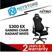 Nitro Concepts S300 EX Gaming Chair - Radiant White - NC-S300EX-BW