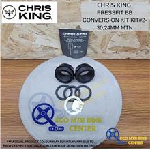 CHRIS KING PRESSFIT BOTTOM BRACKET BB BB Conversion Kit#2-30, 24mm