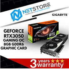 GIGABYTE GEFORCE RTX3050 GAMING OC 8GB GDDR6 GRAPHIC CARD