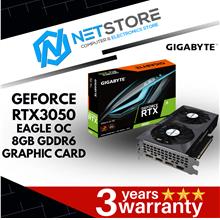 GIGABYTE GEFORCE RTX3050 EAGLE OC 8GB GDDR6 GRAPHIC CARD