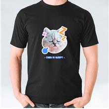 Funny Design Inspired By A Crying Cat Meme - Cries In Sleepy Unisex T-Shirt
