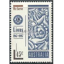 AUS-19970417 AUSTRALIA 1997 50TH ANNIV OF THE LIONS INT IN