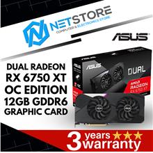 ASUS DUAL RADEON RX 6750 XT OC EDITION 12GB GDDR6 GRAPHIC CARD