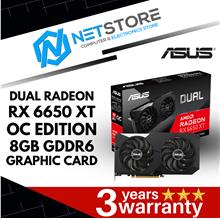 ASUS DUAL RADEON RX 6650 XT OC EDITION 8GB GDDR6 GRAPHIC CARD