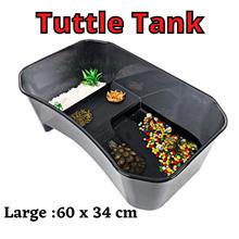 Turtle Aquarium Tank Large Size 60cm Length - Black