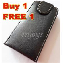 Enjoys: 2x Leather Pouch Cover Case for LG KP500 Cookie ~Flip Top