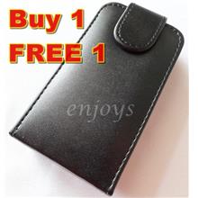 Enjoys 2x Leather Pouch Cover Case Samsung E2652W Champ Duos ~Flip Top