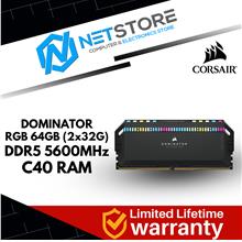 CORSAIR DOMINATOR RGB 64GB (2x32G) DDR5 5600MHz C40 RAM