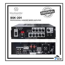 BLACK SPIDER Professional Karaoke Mixer Amplifier (BSK-201)