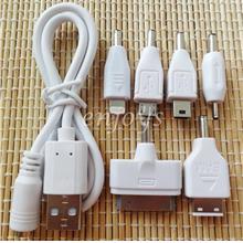 6H Retractable USB Charging Cable for Yoobao ViViS Power Bank ~WHITE
