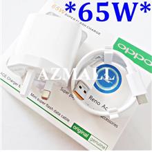 (65W) SuperVOOC Charger Type C Cable Oppo Ace2 Reno 4 5 Pro Find X2 X3