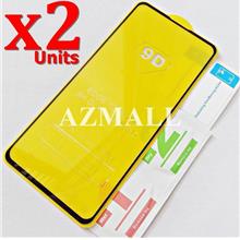 2PCS 9D Full Glue Tempered Glass Screen Protector Oppo Reno 1 (6.4")