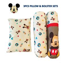 Mickey 3pcs Pillow And Bolster Set