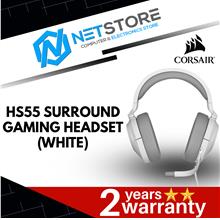 CORSAIR HS55 SURROUND GAMING HEADSET (WHITE) - CA-9011266-AP