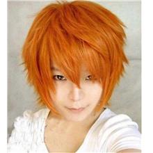Cosplay men wig1/ orange/rambut palsu/ ready stock
