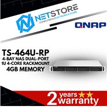 QNAP TS-464U-RP 4-BAY NAS DUAL-PORT 1U 4-CORE RACKMOUNT 4GB MEMORY