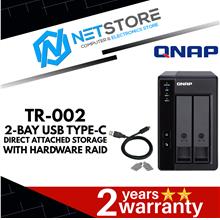 QNAP TR-002 2-BAY USB TYPE-C DIRECT ATTACHED STORAGE HARDWARE RAID