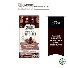 Nestle Les Recettes de lAtelier Dark Chocolate with Raisins, Amandes and Noise)
