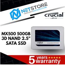 CRUCIAL MX500 500GB 3D NAND 2.5&quot; SATA SSD - CT500MX500SSD1