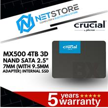 CRUCIAL MX500 4TB 3D NAND SATA 2.5&quot; 7MM INTERNAL SSD