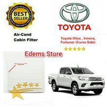 Cabin Air Cond Filter Toyota Hilux Innova Fortuner (Curve Side)