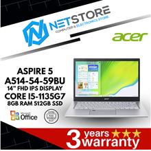 ACER ASPIRE 5 | 14” FHD IPS | CORE I5-1135G7 | 8GB RAM | 512GB SSD