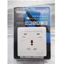 HAZZLE USB WALL SOCKET