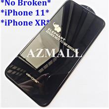 (No Broken Edge) WK 9D Full Tempered Glass Apple iPhone 11 & XR (6.1')
